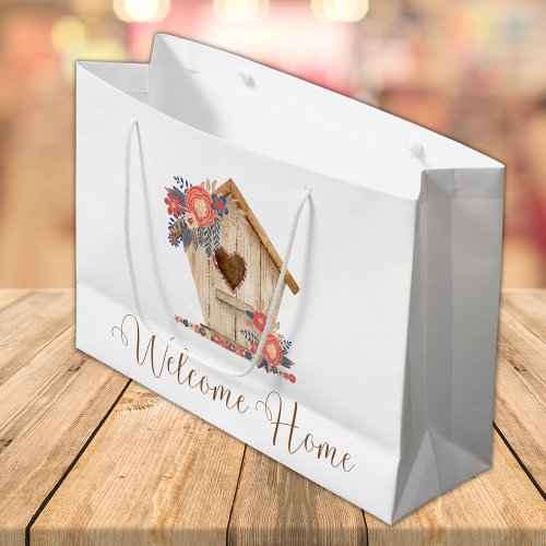 Welcome Home Realtor Personalized  Large Gift Bag