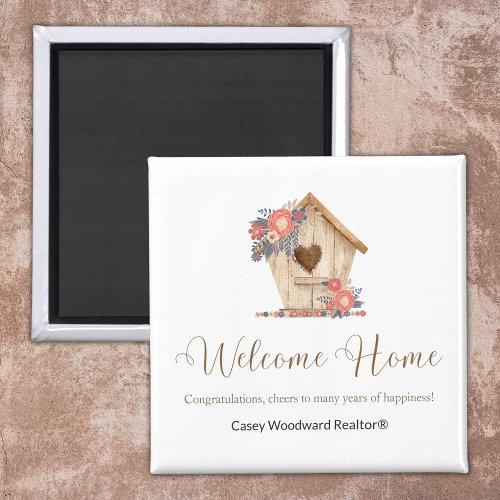 Welcome Home Realtor Personalized  Magnet