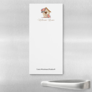 Welcome Home Realtor Personalized  Magnetic Notepad