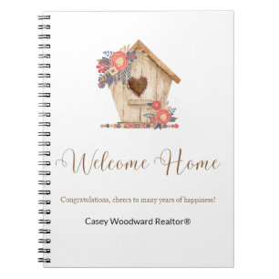 Welcome Home Realtor Personalized   Notebook