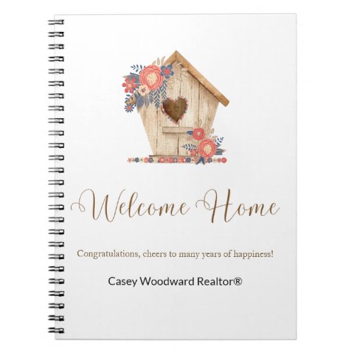 Welcome Home Realtor Personalized   Notebook