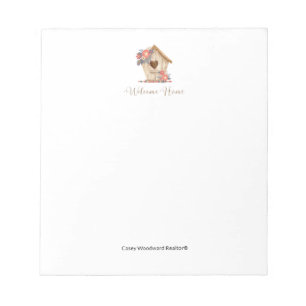 Welcome Home Realtor Personalized Notepad