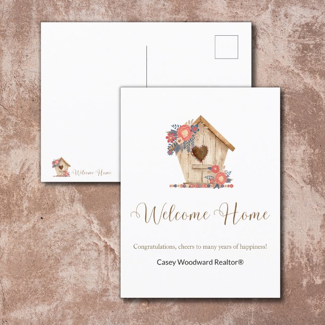 Welcome Home Realtor Personalized   Postcard (Creator Uploaded)