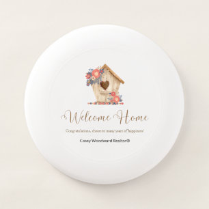Welcome Home Realtor Personalized Wham-O Frisbee
