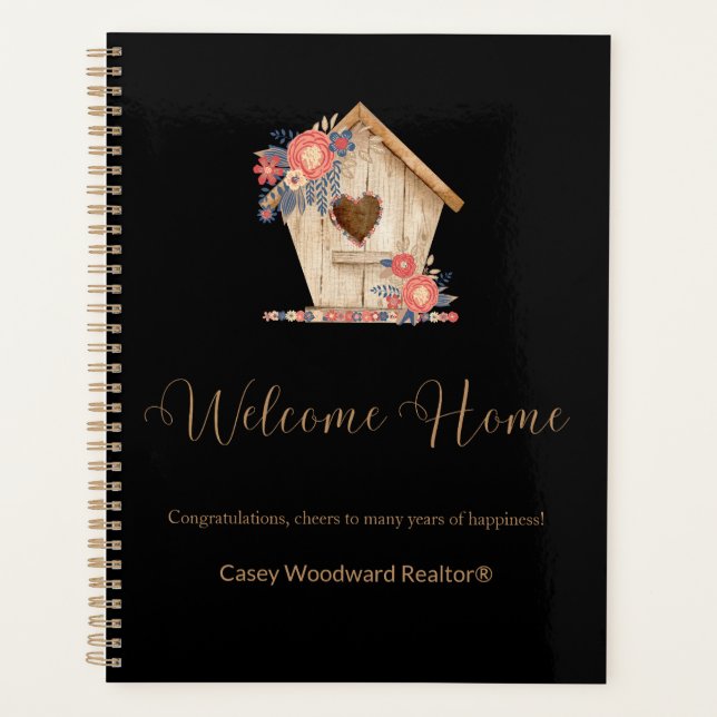 Welcome Home Realtor Weekly Monthly  Planner (Front)