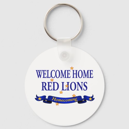 Welcome Home Red Lions Keychain