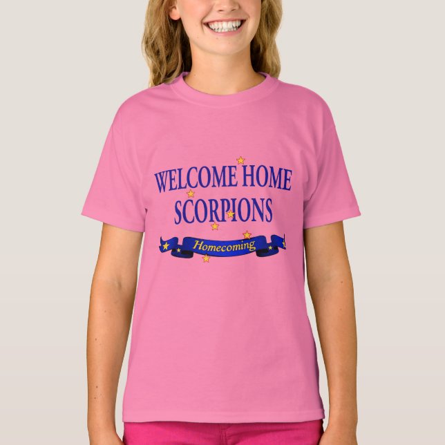 Welcome Home Scorpions T-Shirt (Front)