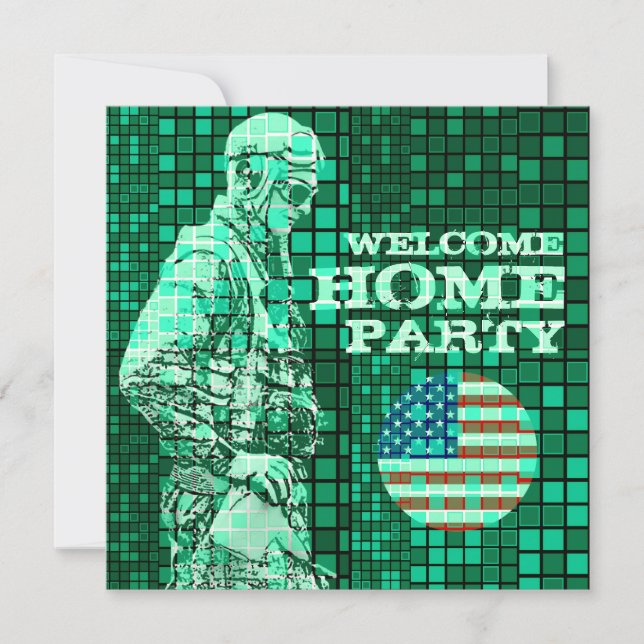 Welcome Home Soldier Party 1 Invitation (Front)