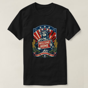 Welcome Home Statue of Liberty Poster T-Shirt