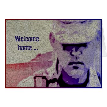 Welcome Home & Thank You Military Greeting Card by ForEverProud at Zazzle
