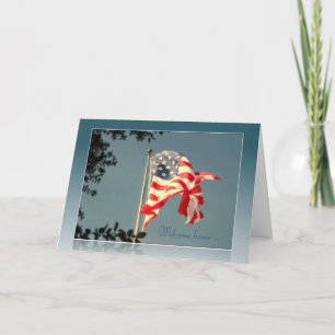 Welcome Home! & Thank You - Military Greeting Card