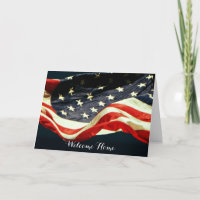 Welcome Home! & Thank You -Military Greeting Card