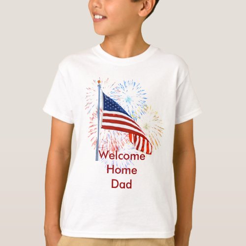 Welcome Home Troops T_shirt