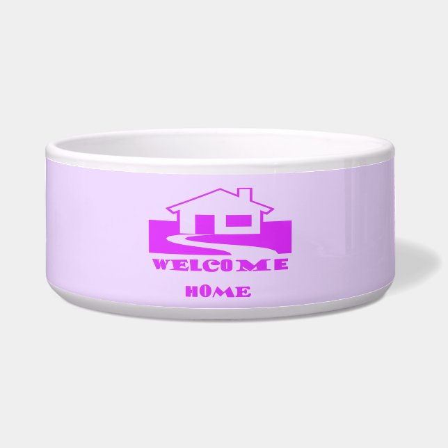WELCOME HOME TWO SHADES OF PURPLE PLUS LOGO BOWL (Front)
