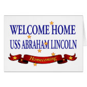 Welcome Home USS Abraham Lincoln (Front Horizontal)