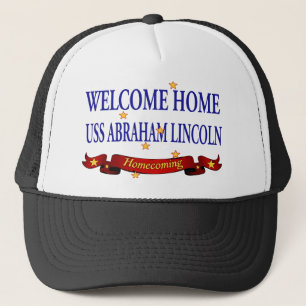 Welcome Home USS Abraham Lincoln Trucker Hat
