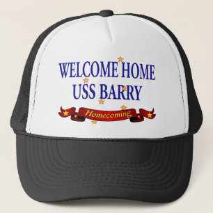 Welcome Home USS Barry Trucker Hat