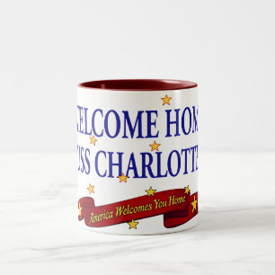 Welcome Home USS Charlotte Two-Tone Coffee Mug
