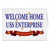 Welcome Home USS Enterprise (Front Horizontal)