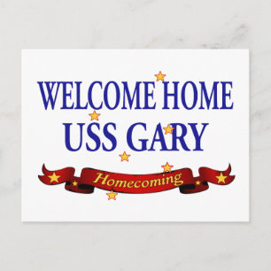 Welcome Home USS Gary Postcard