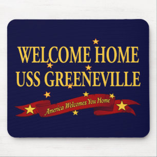 Welcome Home USS Greeneville Mouse Pad