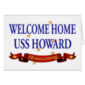 Welcome Home USS Howard (Front Horizontal)