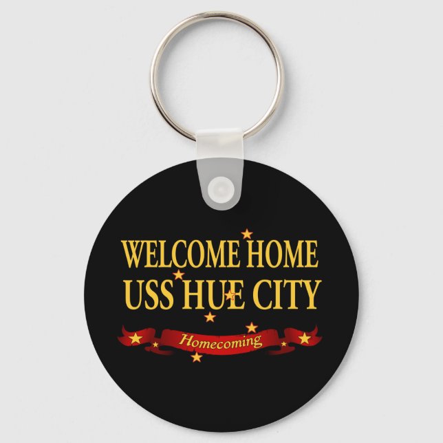 Welcome Home USS Hue City Keychain (Front)