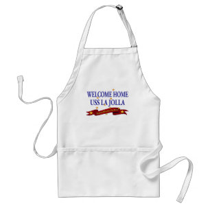 Welcome Home USS La Jolla Adult Apron