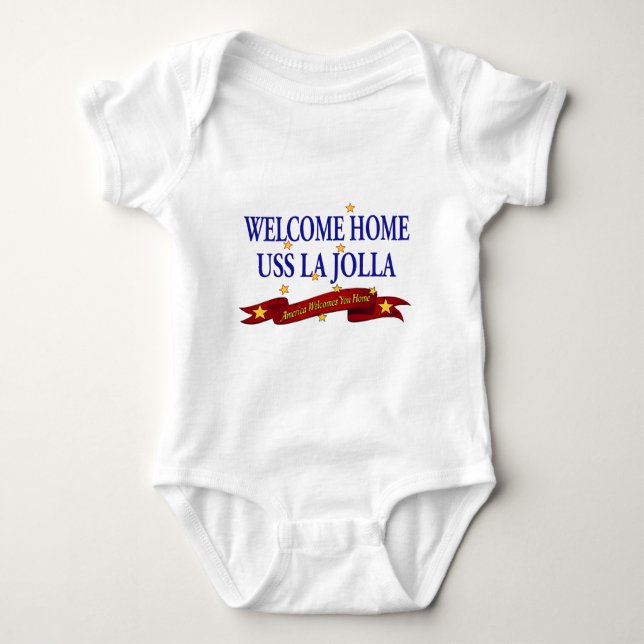 Welcome Home USS La Jolla Baby Bodysuit (Front)