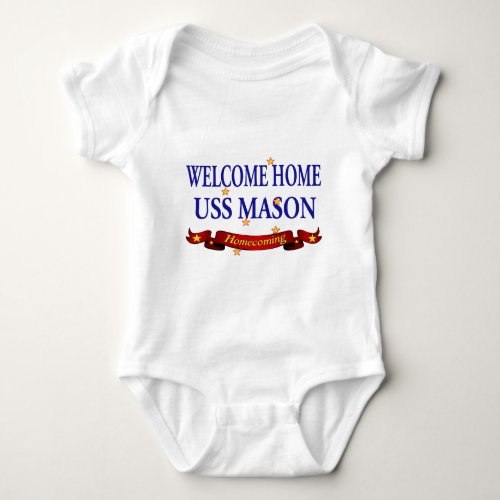 Welcome Home USS Mason Baby Bodysuit