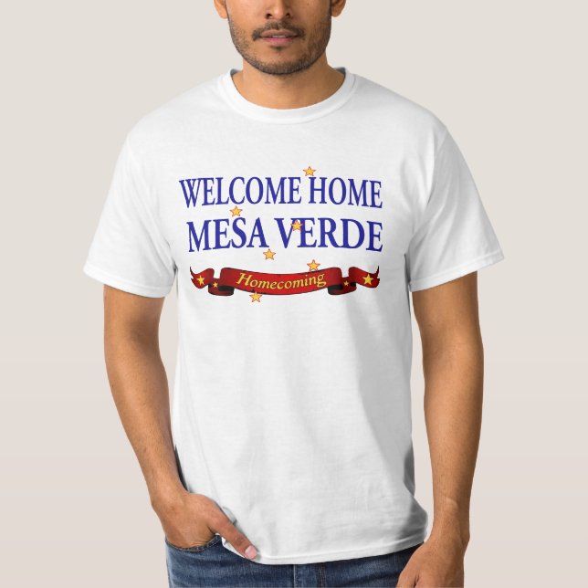 Welcome Home USS Mesa Verde! T-Shirt (Front)