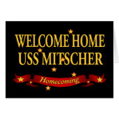 Welcome Home USS Mitscher (Front Horizontal)