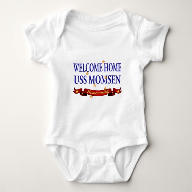 Welcome Home USS Momsen Baby Bodysuit (Front)