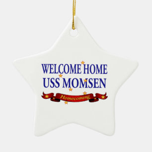 Welcome Home USS Momsen Ceramic Ornament