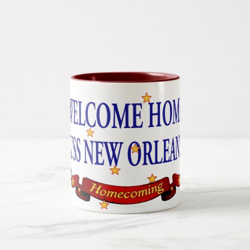 Welcome Home USS New Orleans Two_Tone Coffee Mug