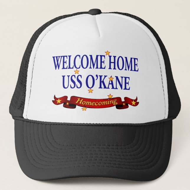 Welcome Home USS O'Kane Trucker Hat (Front)