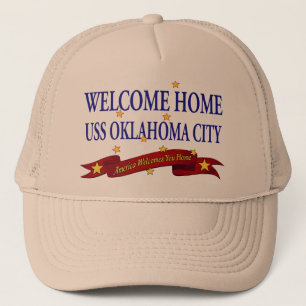 Welcome Home USS Oklahoma City Trucker Hat