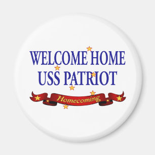 Welcome Home USS Patriot Magnet