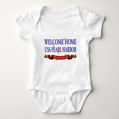 Welcome Home USS Pearl Harbor Baby Bodysuit