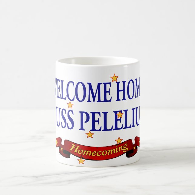Welcome Home USS Peleliu Coffee Mug (Center)