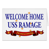 Welcome Home USS Ramage (Front Horizontal)