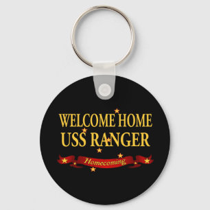 Welcome Home USS Ranger Keychain