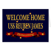 Welcome Home USS Reuben James (Front Horizontal)