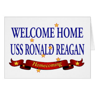 Welcome Home USS Ronald Reagan Cards