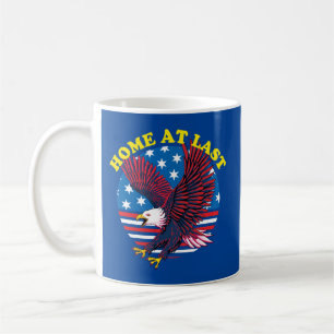 Welcome Home Veteran   Patriotic Eagle Coffee Mug
