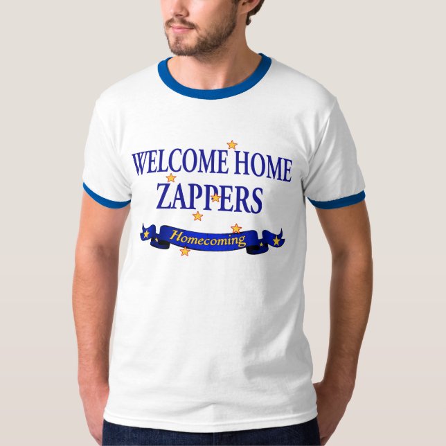 Welcome Home Zappers T-Shirt (Front)