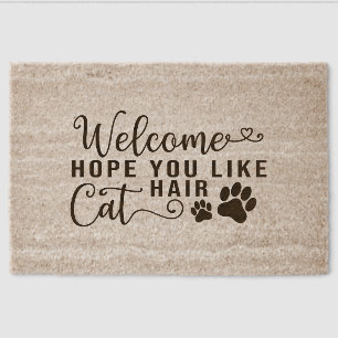 Welcome hope you like hair cat fiber doormat