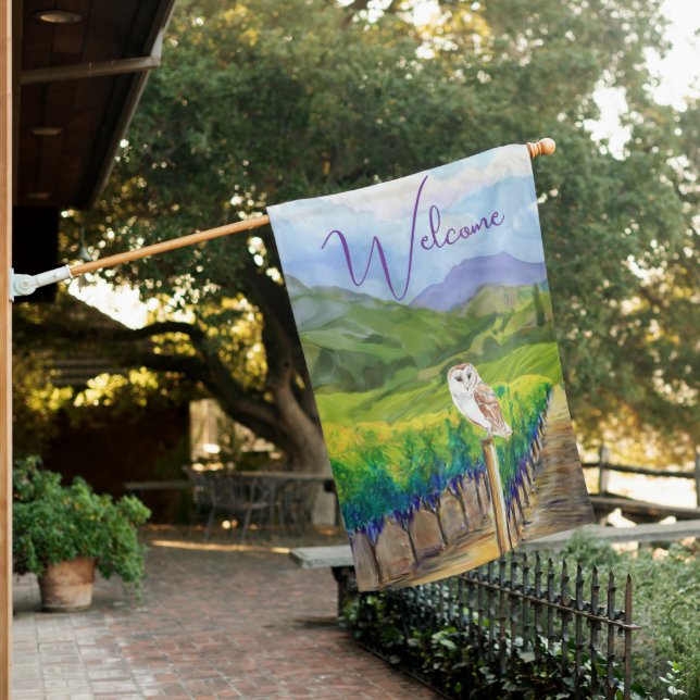 Welcome House Flag (In SItu)