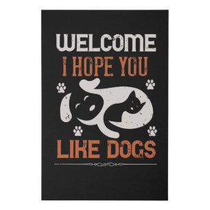 Welcome i hope you like Dogs Faux Canvas Print