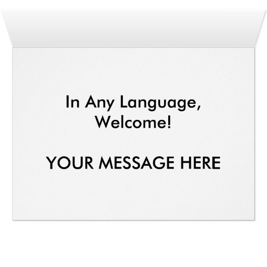 Welcome in Languages of India (Inside Horizontal (Bottom))